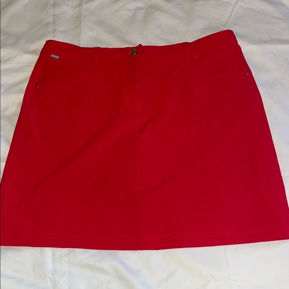 NVO Chinese Red Women's Golf Skorts.  Size 12.